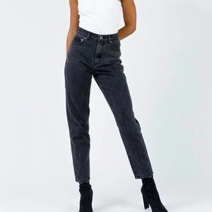 Princess Polly High Rise Black Jeans
